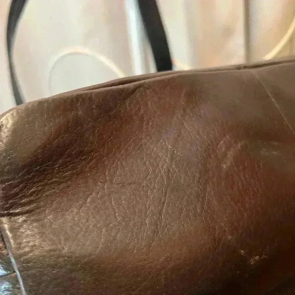 Stone Mountain Black Leather Crossbody Bag Women's Purse Zip Around Flap Pocket - Picture 6 of 9